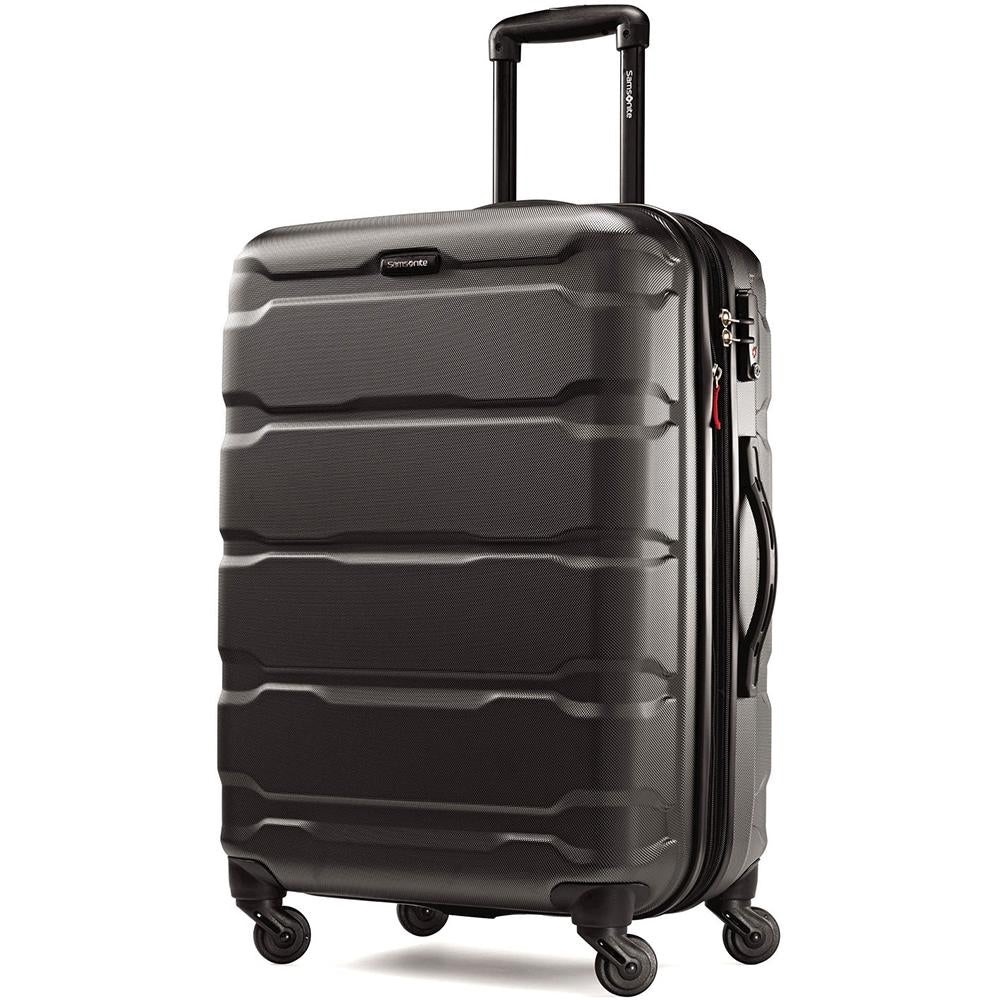 Samsonite Omni PC Hardside Spinner 24" - Checked Bag - Black